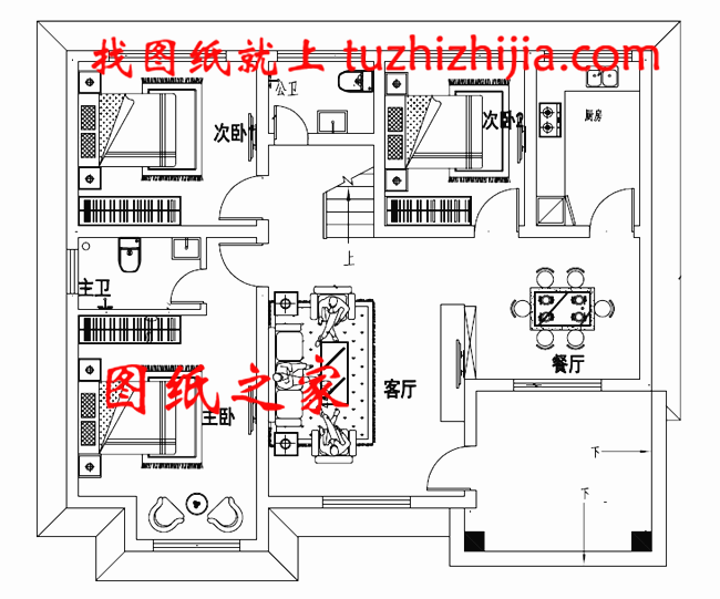 五套鄉(xiāng)下建房一層戶型圖，蓋好驚艷全村