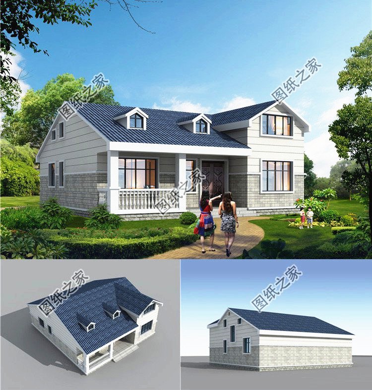 五套鄉(xiāng)下建房一層戶型圖，蓋好驚艷全村