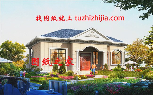 4款120平米左右農村小平房圖，造價10萬左右，鄰居紛紛效仿