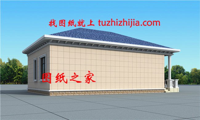 4款120平米左右農村小平房圖，造價10萬左右，鄰居紛紛效仿