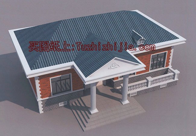 4款120平米左右農村小平房圖，造價10萬左右，鄰居紛紛效仿