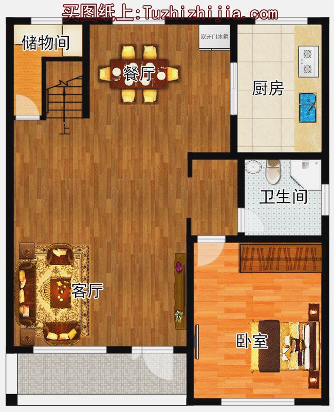 3款火爆了朋友圈的二層樓設(shè)計(jì)圖紙，造價(jià)15萬左右