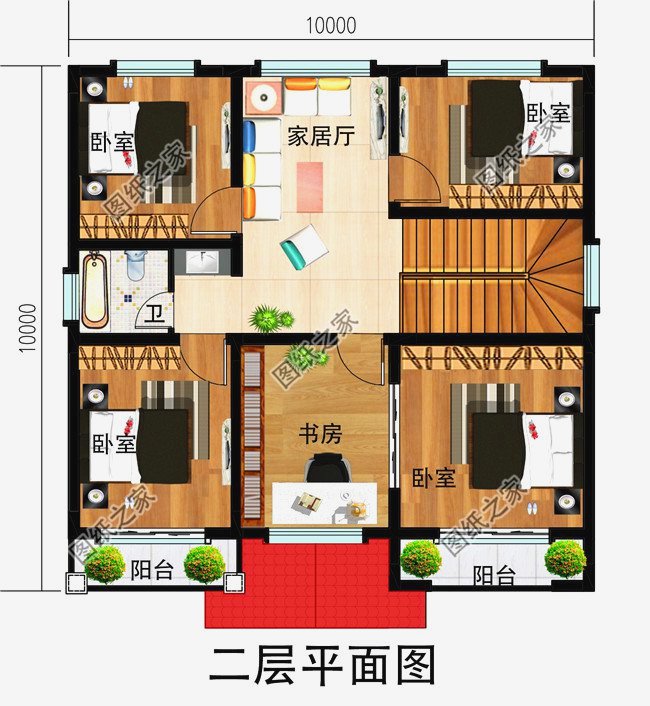 4款農(nóng)村15-20萬二層別墅設(shè)計(jì)圖，還不趕快行動起來！