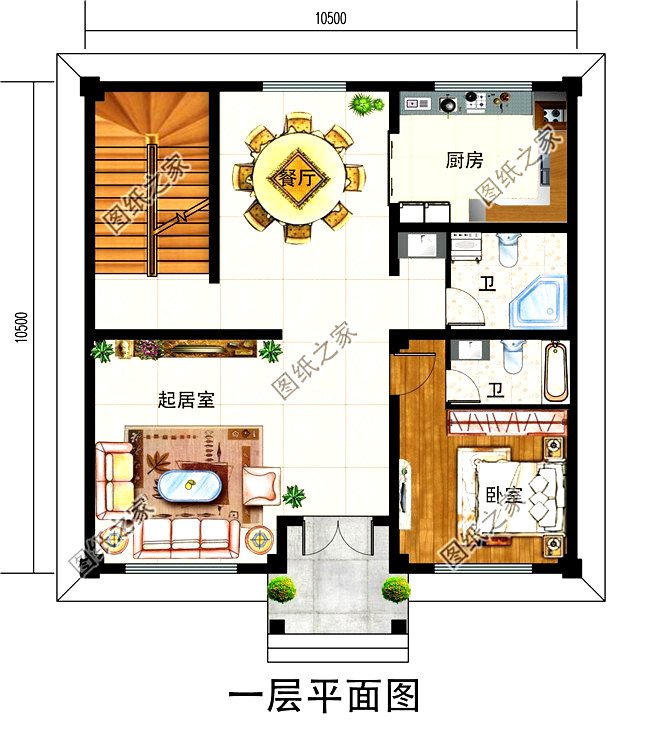 六套農(nóng)村簡單大氣三層樓房，我最喜歡第六個，你呢