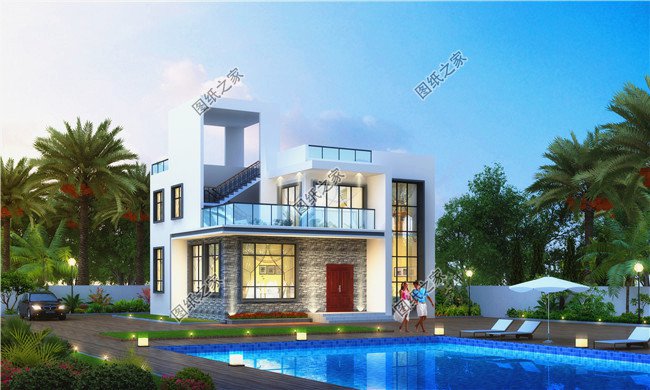 4款農村二層樓設計圖，簡單大氣，造價25萬左右