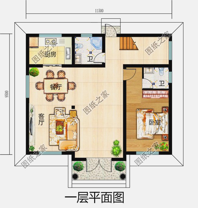 4款農村二層樓設計圖，簡單大氣，造價25萬左右