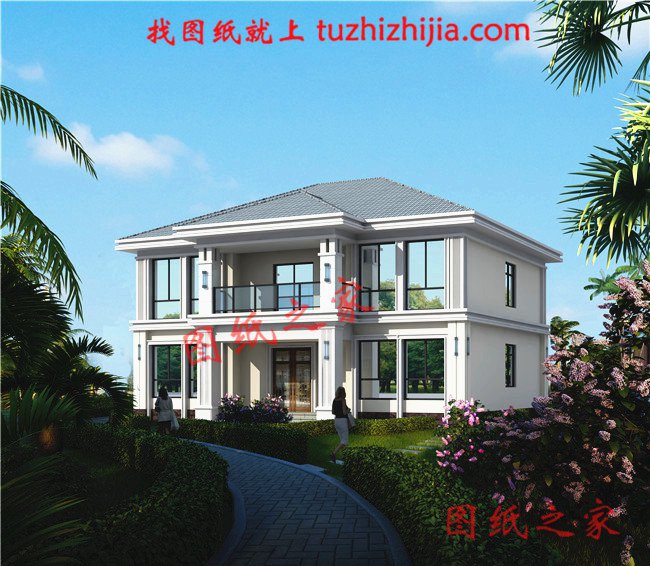 農(nóng)村二層樓簡單大氣圖紙，讓城里人羨慕吧