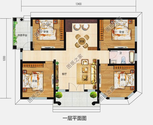 快來看看這10款造價農村一層小別墅設計圖，有沒有你的“菜”？