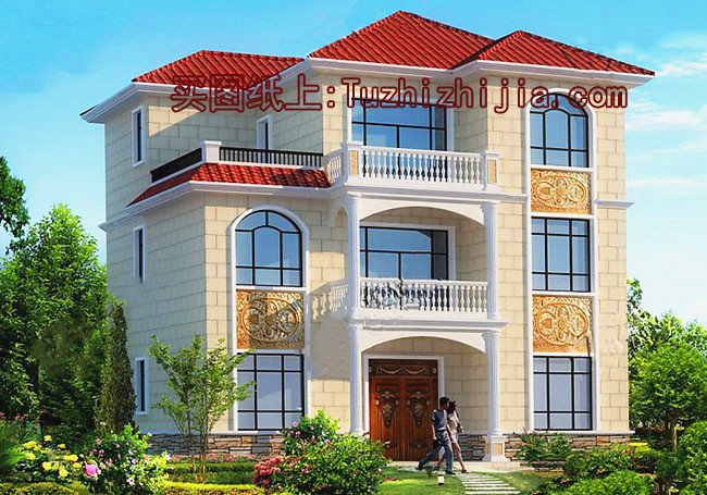 最好看的農(nóng)村5款三層樓房設(shè)計圖，蓋好驚艷全村