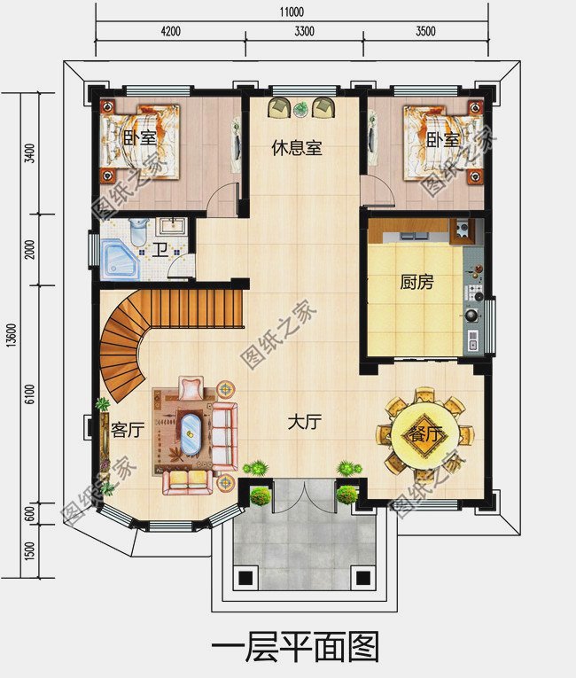 最好看的農(nóng)村5款三層樓房設(shè)計圖，蓋好驚艷全村