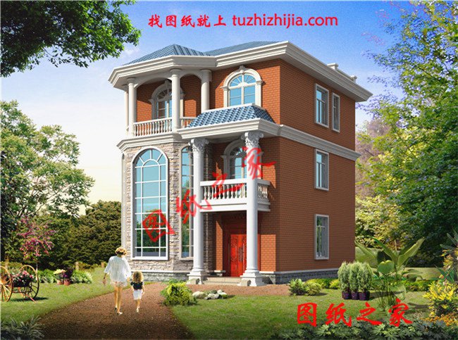 最好看的農(nóng)村5款三層樓房設(shè)計圖，蓋好驚艷全村