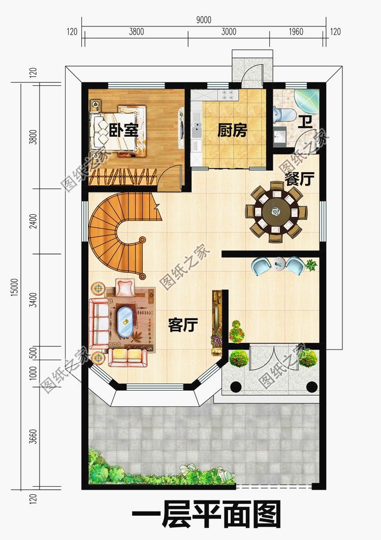 最好看的農(nóng)村5款三層樓房設(shè)計圖，蓋好驚艷全村