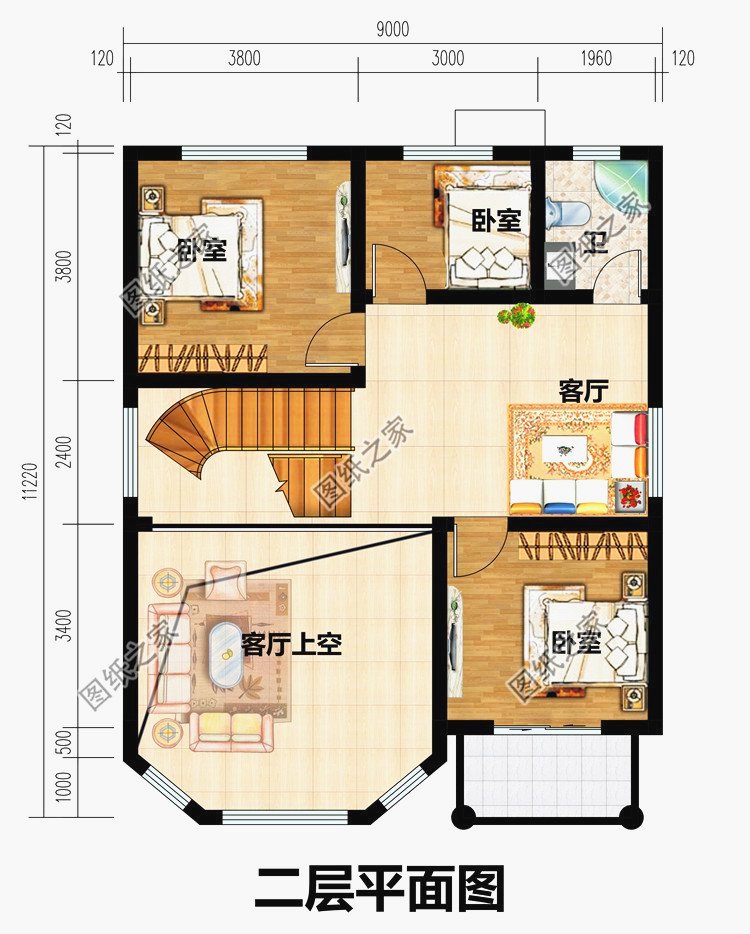 最好看的農(nóng)村5款三層樓房設(shè)計圖，蓋好驚艷全村