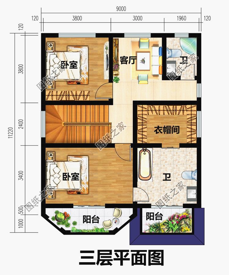 最好看的農(nóng)村5款三層樓房設(shè)計圖，蓋好驚艷全村
