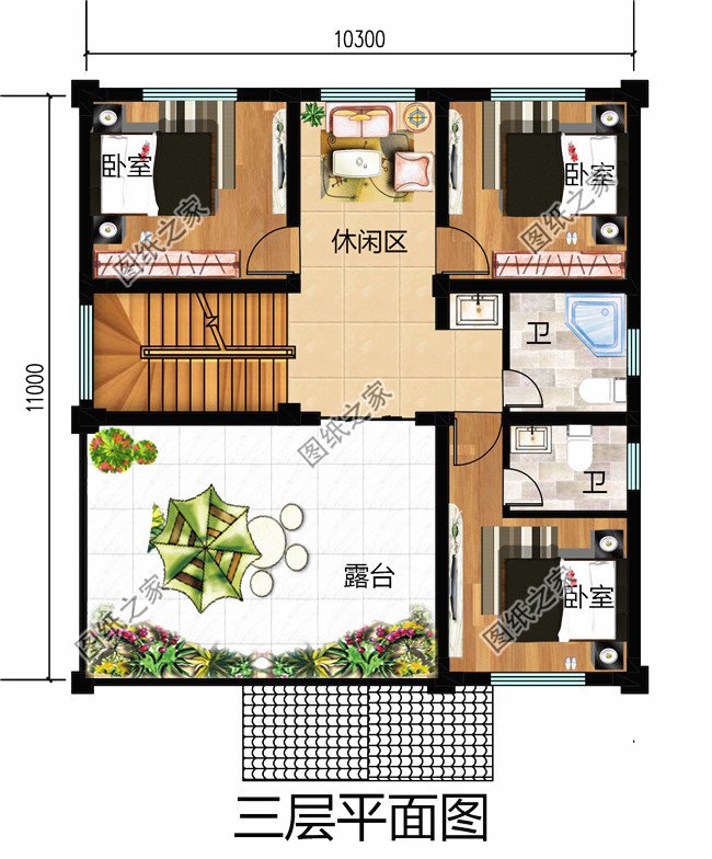 農(nóng)村三層最簡(jiǎn)單小樓房，大戶型設(shè)計(jì)圖，太心動(dòng)了！