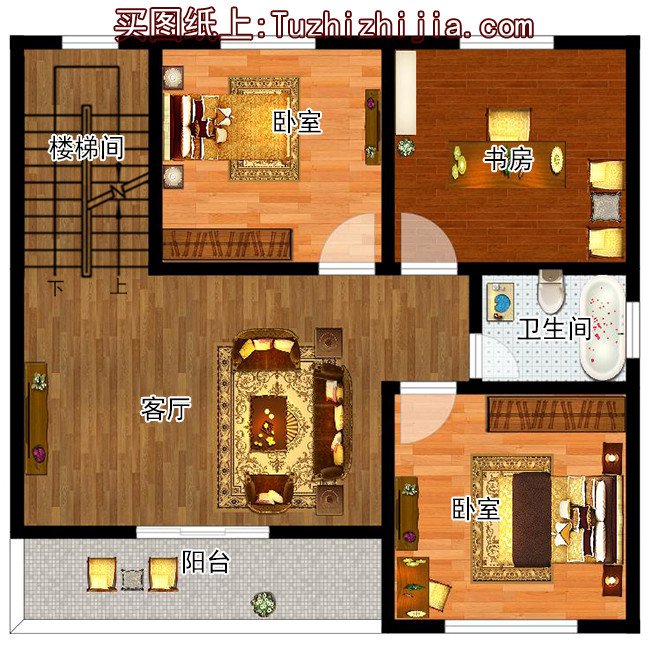 90平方米農(nóng)村小樓建房圖，造價(jià)15萬，經(jīng)濟(jì)又實(shí)用