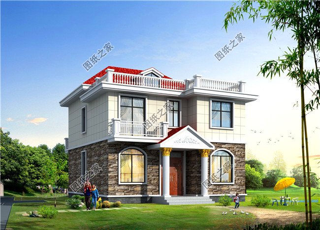 鄉(xiāng)下自建二層房設(shè)計(jì)圖紙，這四款總有一款是你中意的