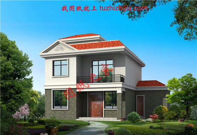 5款農(nóng)村蓋兩層樓效果圖，經(jīng)濟(jì)實用，十五萬就能蓋起來