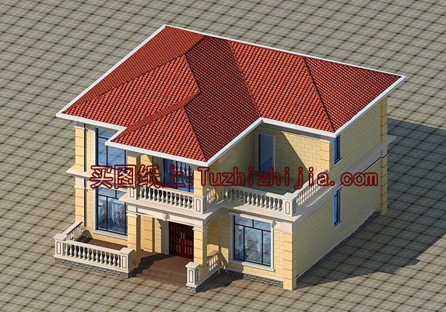 農(nóng)村12米×10米二層自建房設(shè)計(jì)圖，擁有一棟你真牛