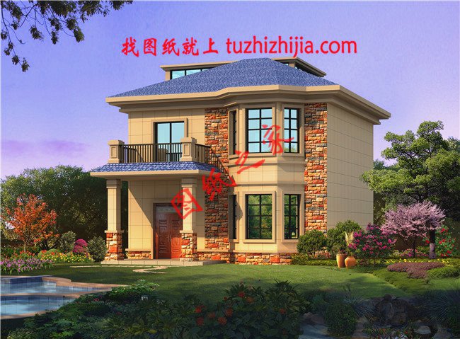 農(nóng)村二層樓房設(shè)計(jì)圖，造價(jià)10萬左右，經(jīng)濟(jì)又劃算