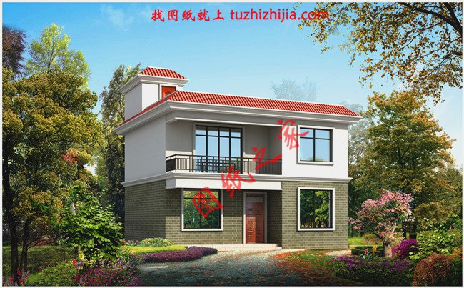 農(nóng)村二層樓房設(shè)計(jì)圖，造價(jià)10萬左右，經(jīng)濟(jì)又劃算