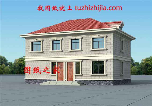 適合兄弟二人合建的雙拼別墅設(shè)計圖，經(jīng)濟(jì)實用，蓋好后驚艷全村