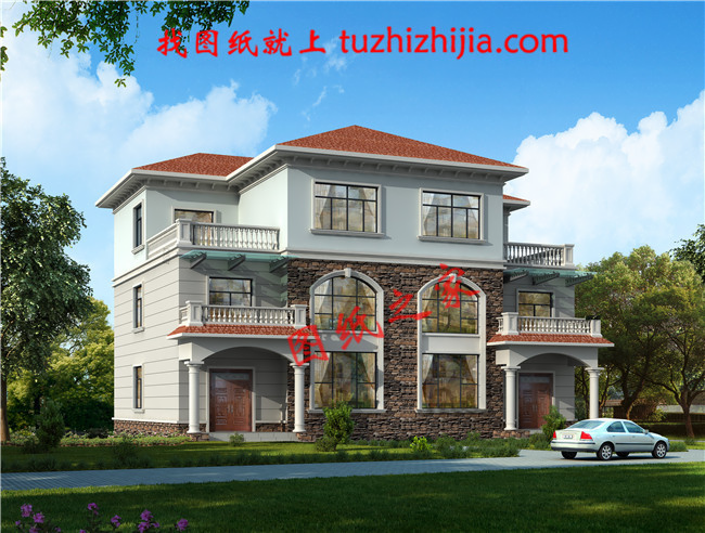 適合兄弟二人合建的雙拼別墅設(shè)計圖，經(jīng)濟(jì)實用，蓋好后驚艷全村