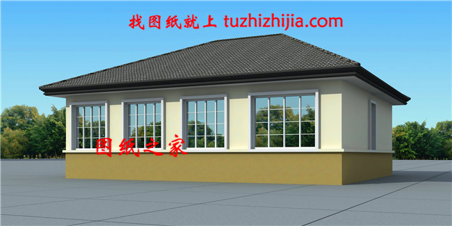 120平三房一廳圖，造價僅10萬，讓城里人羨慕吧！