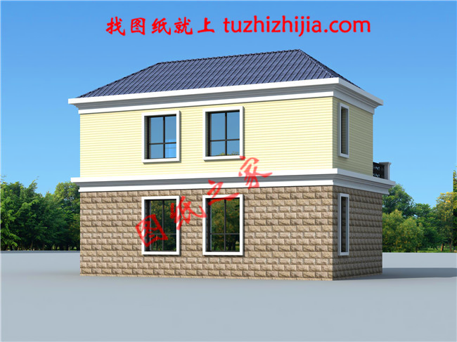 造價(jià)15萬至20萬二層別墅設(shè)計(jì)圖，親戚見了都說好