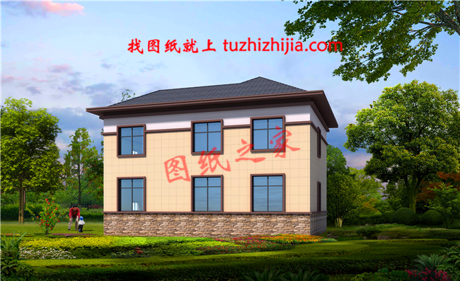 造價(jià)15萬至20萬二層別墅設(shè)計(jì)圖，親戚見了都說好