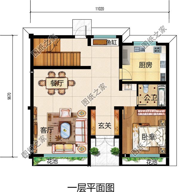 農(nóng)村普通三層樓自建房平面圖，這戶型真的是絕了！
