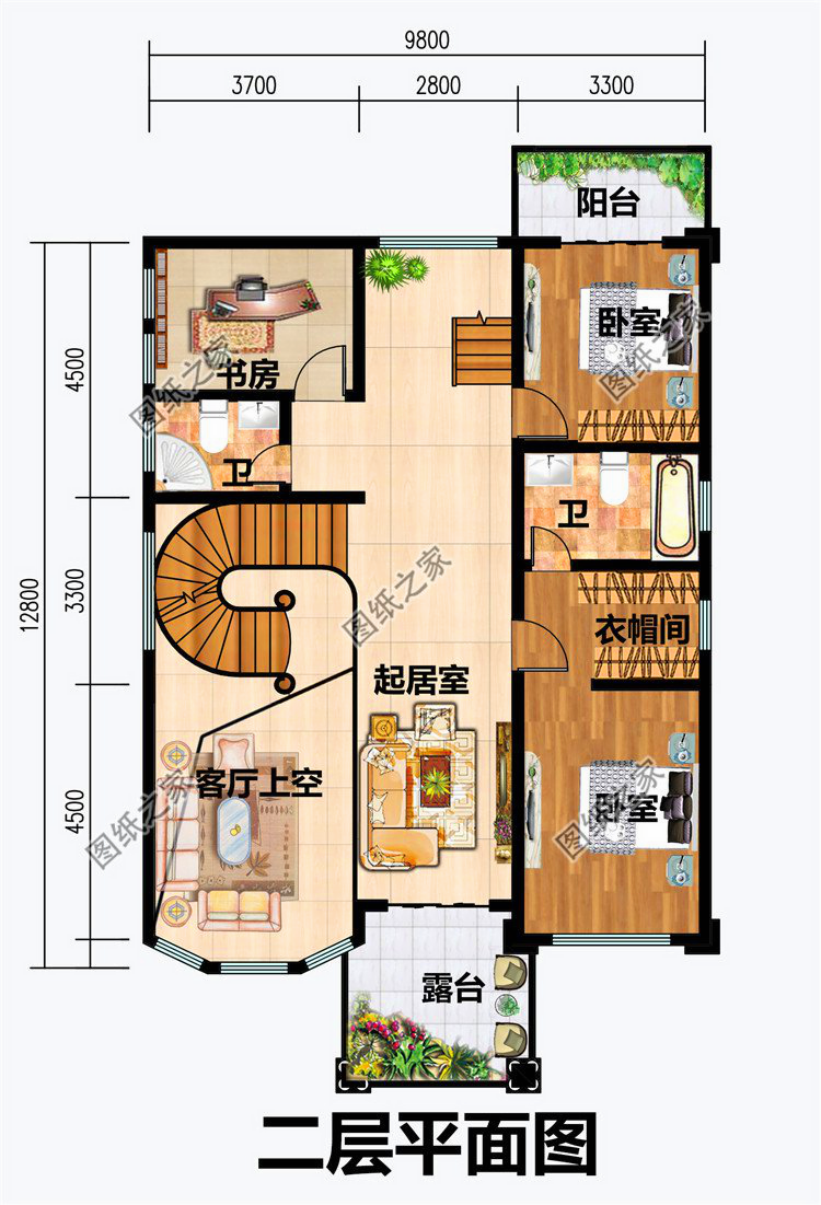 獨(dú)棟三層別墅，三代也不過時，讓城里人羨慕吧!