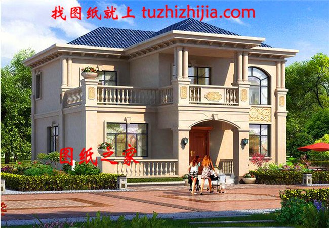 鄰居看了都說好的4款磚混二層別墅圖，看看哪個最漂亮