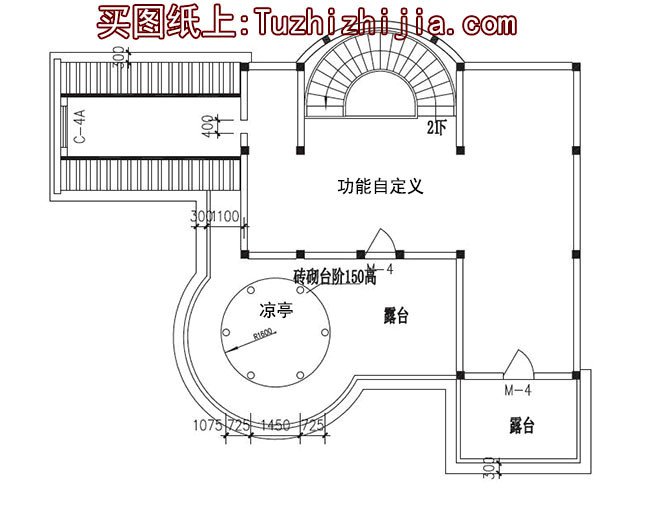 3款三層半四層別墅設(shè)計圖紙，造價50萬左右，布局簡直沒得挑