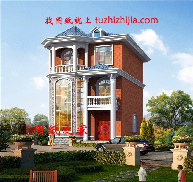 4款90平方三層樓房自建圖告訴你小宅基地也能蓋豪宅，趕緊給自己安排起來