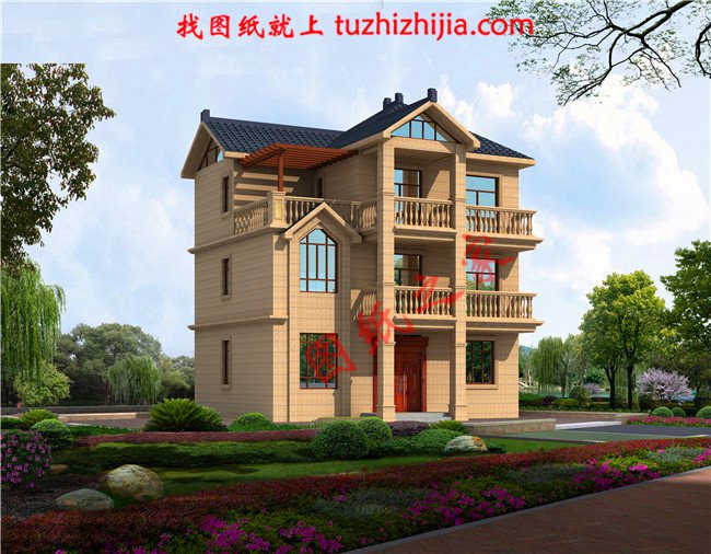 4款90平方三層樓房自建圖告訴你小宅基地也能蓋豪宅，趕緊給自己安排起來