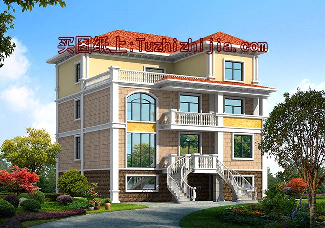 看看這5款永不過時的三層半自建房外觀圖，心動不如行動