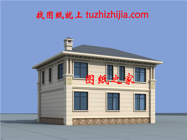 農(nóng)村120平方二層小樓圖，不用借錢就能建，忍不住推薦