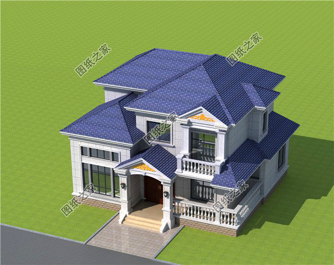 農(nóng)村120平方二層小樓圖，不用借錢就能建，忍不住推薦