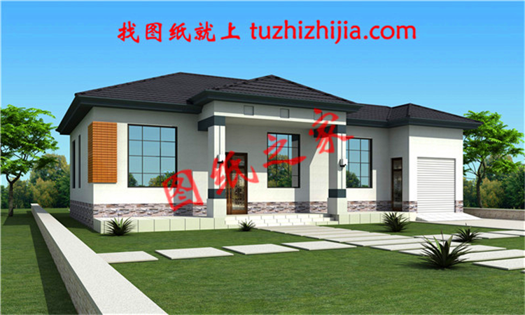 農村四室一廳的平房圖，8萬就能建起，讓你在村里脫穎而出