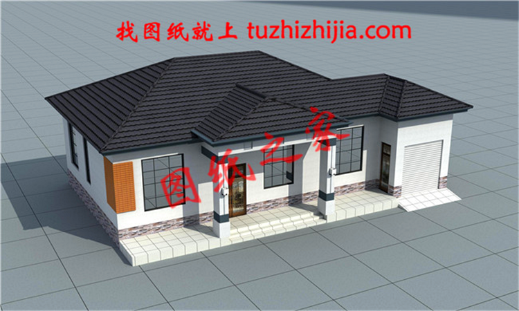 農村四室一廳的平房圖，8萬就能建起，讓你在村里脫穎而出