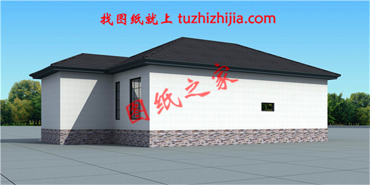 農村四室一廳的平房圖，8萬就能建起，讓你在村里脫穎而出