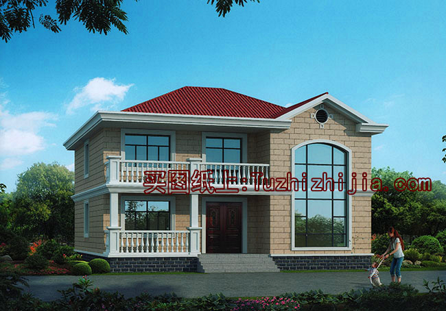 農(nóng)村簡(jiǎn)單大氣二層樓，聽(tīng)我的，這么蓋你絕對(duì)不虧