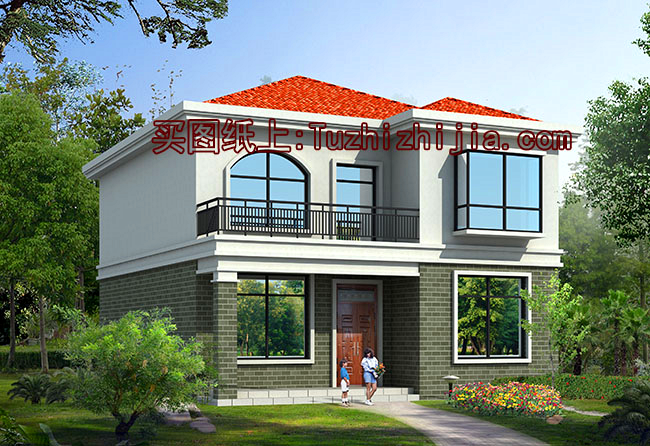 農(nóng)村簡(jiǎn)單大氣二層樓，聽(tīng)我的，這么蓋你絕對(duì)不虧