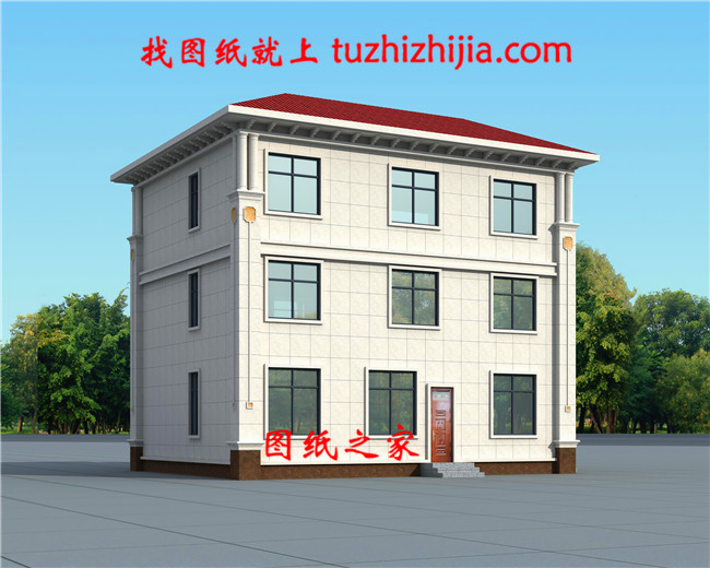 農(nóng)村新式三層樓圖片，造價最低25萬，做村里最靚的房