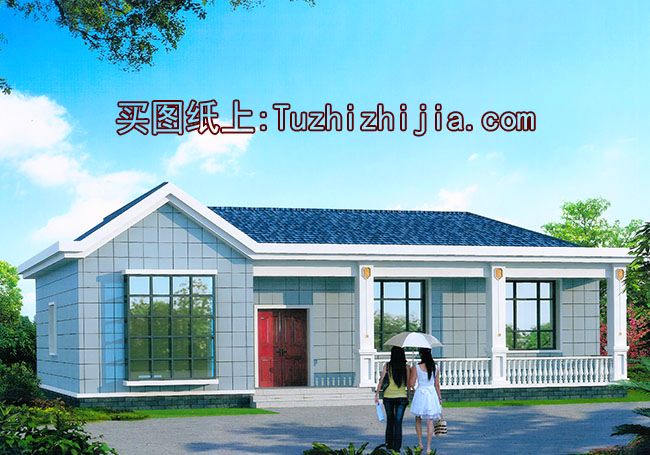 現(xiàn)代農(nóng)村一層平房圖片，簡(jiǎn)單漂亮，保證讓你眼前一亮