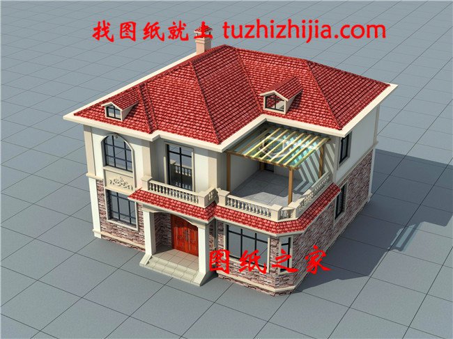 4套農(nóng)村二層樓房普通設(shè)計(jì)圖，造價(jià)13萬左右，風(fēng)格齊全，造價(jià)低