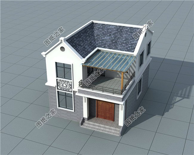 4套農(nóng)村二層樓房普通設(shè)計(jì)圖，造價(jià)13萬左右，風(fēng)格齊全，造價(jià)低