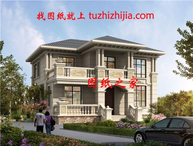 普通二層樓別墅設計圖，造價20萬，2024最新設計