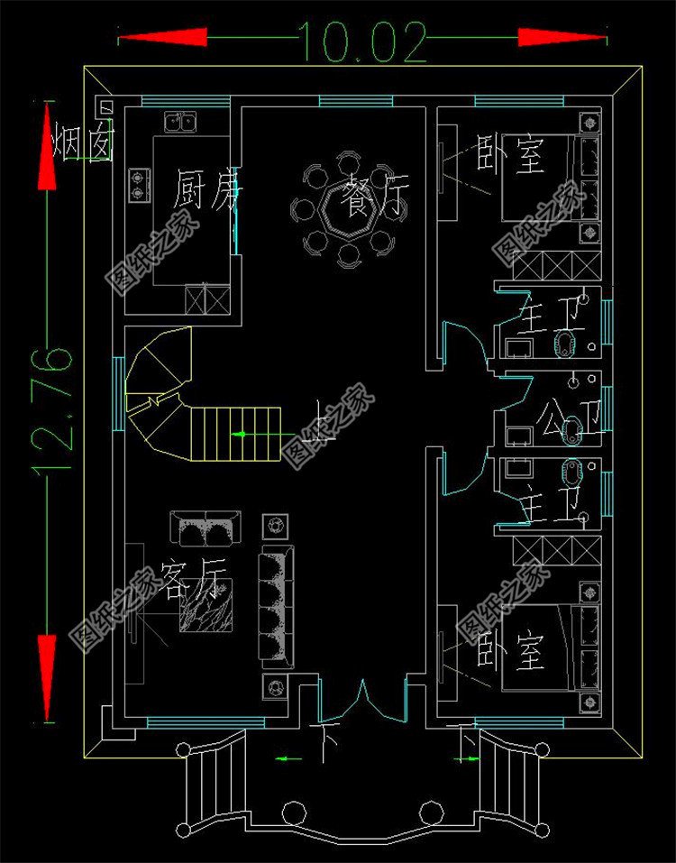 推薦：這四款10×12米三層房屋設(shè)計(jì)圖，戶型經(jīng)典耐看